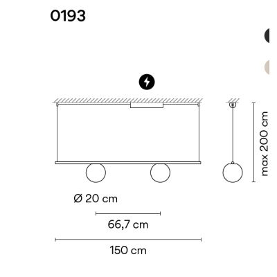 Vibia Pendant Volumetric Diffuser стельовий світильник 0193