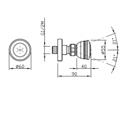 Carimali Design Body jet масажна форсунка 24950