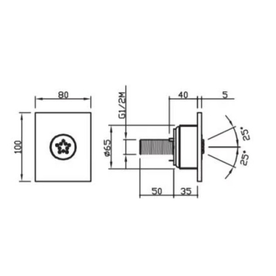 Carimali Design Body jet масажна форсунка 24960