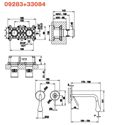 Gessi Goccia змішувач для раковини 33084
