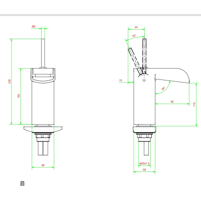 IB Rubinetterie LoveMe змішувач для раковини LM204CC