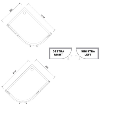 Gentry Home Arcadia душова кабіна 120*80