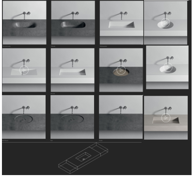 Rexa Design Unico Fluido раковина Corian®