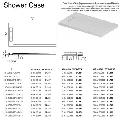 Moma Design Shower Casa душовий піддон 