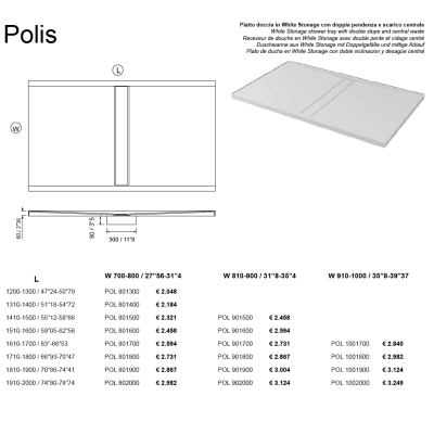 Moma Design Polis душовий піддон 