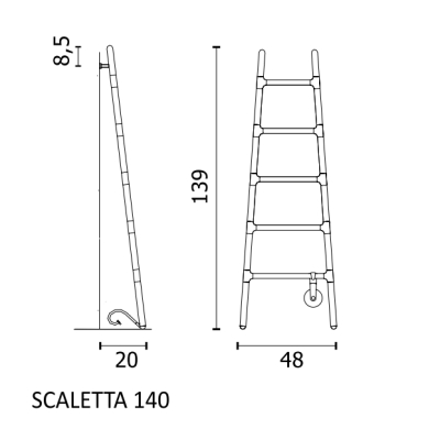 Tubes Scaletta радіатор Н140