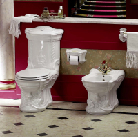 Modellazione Ala Majesty унітаз з біде в комплекті ,білий