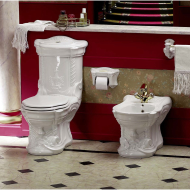 Modellazione Ala Majesty унітаз з біде в комплекті ,білий