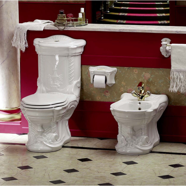 Modellazione Ala Majesty унітаз з біде в комплекті ,білий