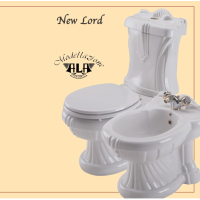 Modellazione Ala New Lord унітаз з біде в комплекті білий