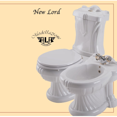 Modellazione Ala New Lord унітаз з біде в комплекті білий