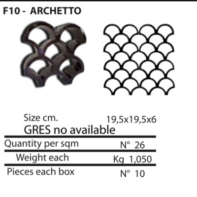 Ceipo Ceramice Archetto F10 Bloc блок перегородка