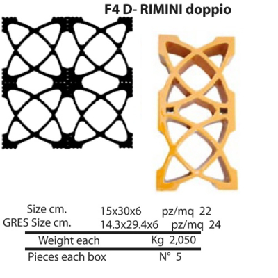 Ceipo Ceramice Rimini F4D Bloc блок перегородка