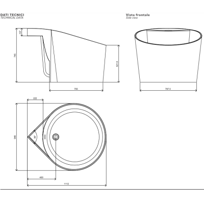 Glass Design Mini ванна кутова 95см