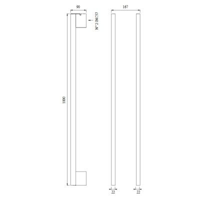 Cea Design Sixty полотенцесушарка електрична SIX135