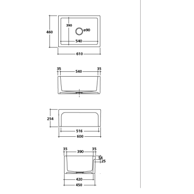 Galassia Kitchen Sinks Frame кухонна мийка 5118
