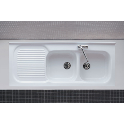 Galassia Kitchen Sinks Florence кухонна мийка подвійна 5004