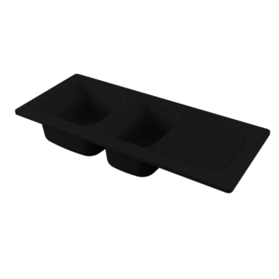 Galassia Kitchen Sinks Genius кухонна мийка подвійна 112 см
