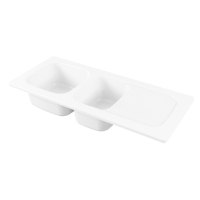 Galassia Kitchen Sinks Genius кухонна мийка подвійна 112 см