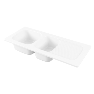 Galassia Kitchen Sinks Genius кухонна мийка подвійна 112 см