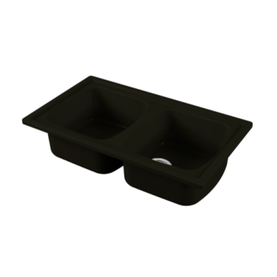 Galassia Kitchen Sinks Genius кухонна мийка подвійна 86 см
