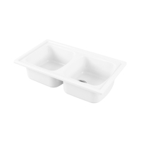 Galassia Kitchen Sinks Genius кухонна мийка подвійна 86 см Galassia Kitchen Sinks Genius кухонна мийка подвійна 86 см
