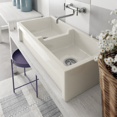 Galassia Kitchen Sinks Frame кухонна мийка подвійна 5116