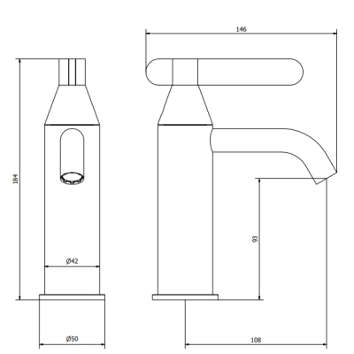 IB Rubinetterie Soho Змішувач до раковини OH200CS