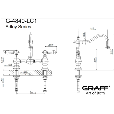 Graff Design Adley Змішувач до кухні 4840
