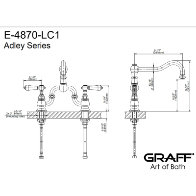 Graff Design Adley Змішувач до кухні 4870 LC2
