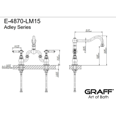 Graff Design Adley Змішувач до кухні 4870 LM15