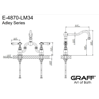 Graff Design Adley Змішувач до кухні 4870 LM34