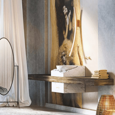 Graff Luna Змішувач для умивальника настінний 5363100