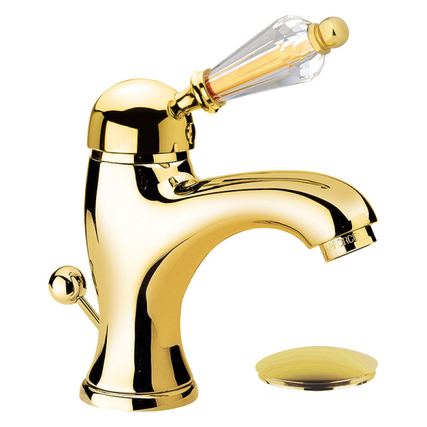 DANIEL Crystal Retro Змішувач для раковини золото