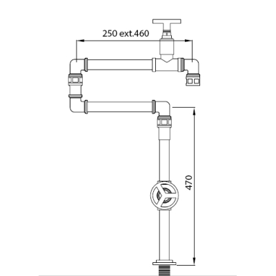 ZC Fabrica Maniglia Кухонний кран F192