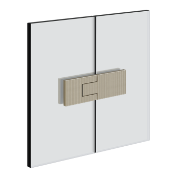 Gessi Shower G Swing System Rigato петлі на душове скло 67503