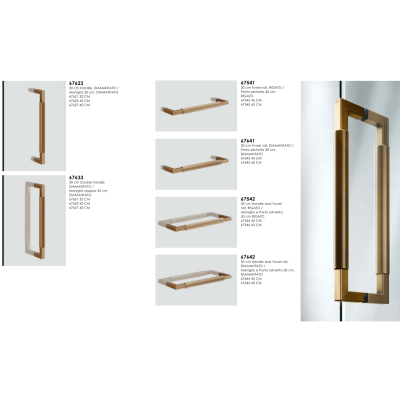 Gessi Shower G Diamanto ручка на душове скло 67621