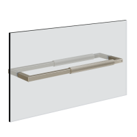 Gessi Shower G Diamanto полотенцетримач на душове скло 67644 Gessi Shower G Diamanto полотенцетримач на душове скло 67644