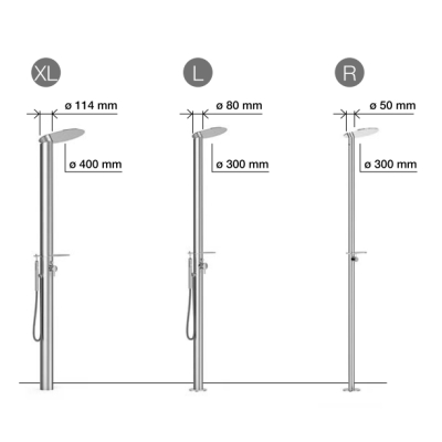 Alpi Outdoor Santa Вуличний душ ST SM20L 