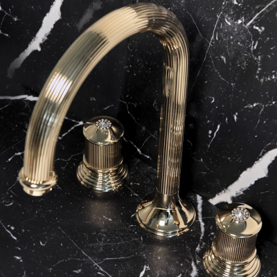 Bongio Royale 80 Змішувач для раковини золото 24501 