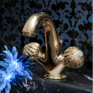 Bongio Radiant Змішувач для раковини золото 02521 
