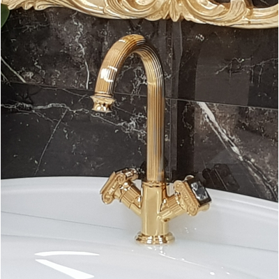Bugnatese Olympia змішувач для раковини бронза