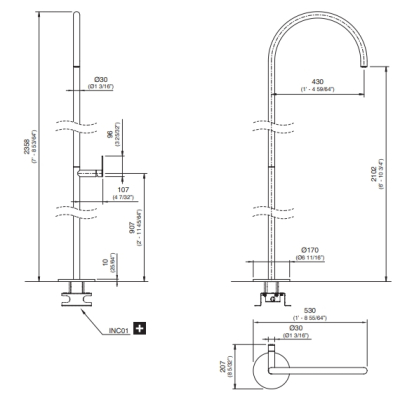 Cea Design INNOVO Вуличний душ  – INV160