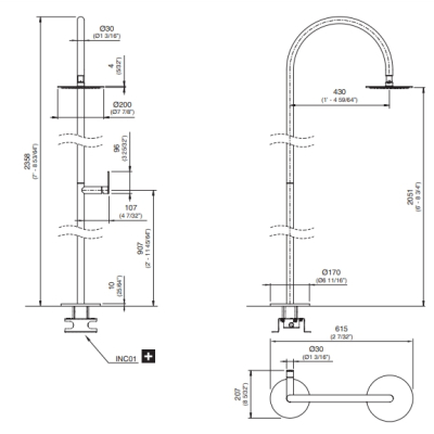 Cea Design INNOVO Вуличний душ  – INV161