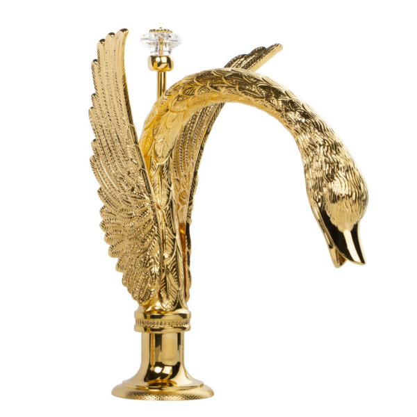 Вилив для умивальника/ванни Cristal&Bronze - Cygne Flamant 1S1