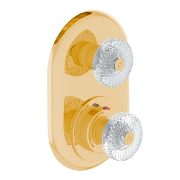 Змішувач для душу Cristal&Bronze - Cygne Flamant 2R21