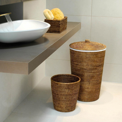 Кошик для білизни Décor Walther - BASKET WB ротанг темний