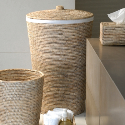 Кошик для білизни Décor Walther - BASKET WB ротанг темний