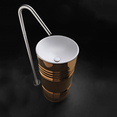 ARTWORK Barrel умивальник окремий колір Ruggine