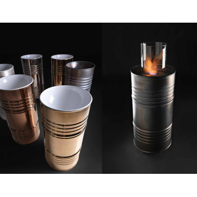 ARTWORK Barrel умивальник окремий колір Ruggine